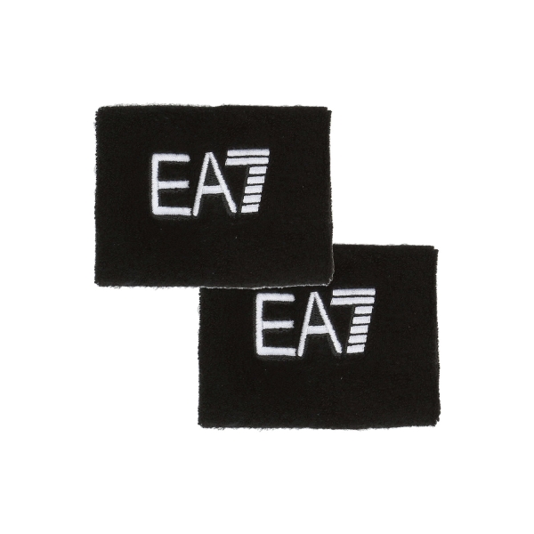 Tennis Wristbands EA7 Pro Wristbands  Black/White 7X000845AF27641MC001