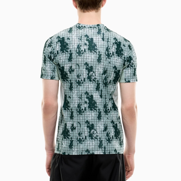 EA7 VIGOR7 Camiseta - Fancy Camou Gray Violet
