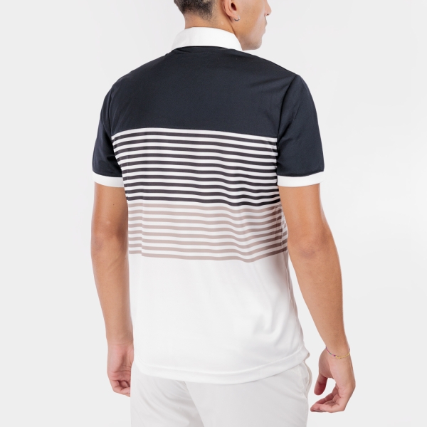 Fila BB Monte Carlo Polo - Ecru/Black/Taupe Gray Comb