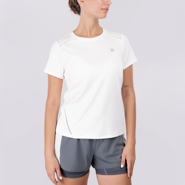 Magliette e Polo Tennis Donna Fila Colette Maglietta  Ecru XCL2623662010