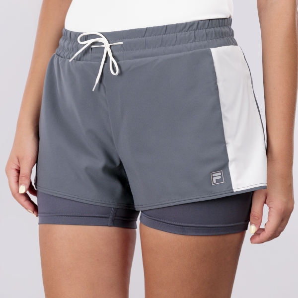 Skirts, Shorts & Skorts Fila Elea 3in Shorts  Turbulence/Ecru Comb XCL2515408362