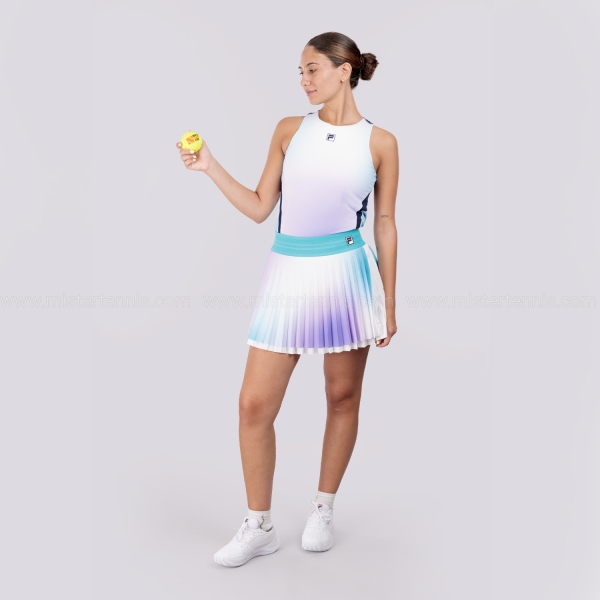 Fila Everly Skirt - Aqua Blue Graphic
