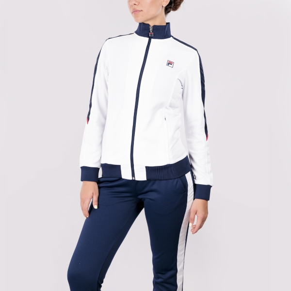 Women's Tennis Suits Fila Manuela Tracksuit  White/Navy FBL241001T0153
