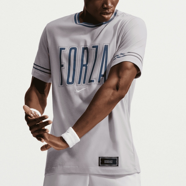 Camisetas de Tenis Hombre Nike Court Jannik Camiseta  Silver Lilac IM6123022