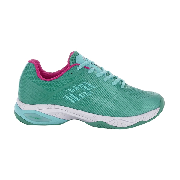 Calzado Tenis Mujer Lotto Mirage 300 III Clay  Blue/Green/Pink C 218996BOA