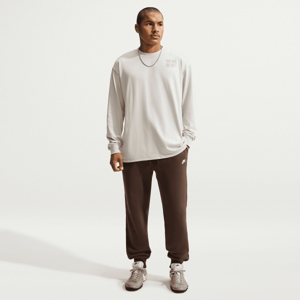 Nike Club Pants - Baroque Brown/White
