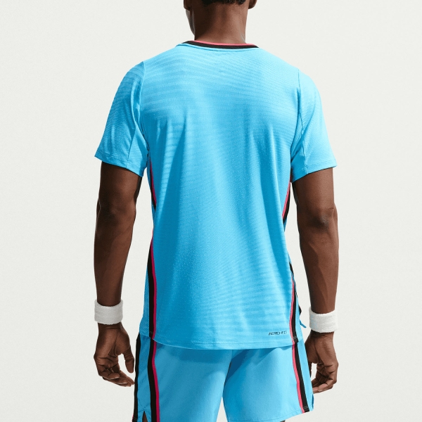 Nike Court Aero-FIT Slam Maglietta - Baltic Blue/Black
