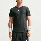 Nike Court Aero-FIT Slam Maglietta - Black Spruce/White Nike Court Aero-FIT Slam Maglietta - Black Spruce/White