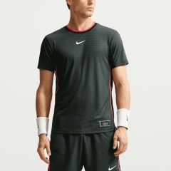 Nike Court Aero-FIT Slam Camiseta - Black Spruce/White