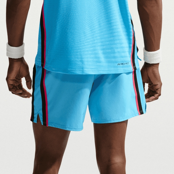 Nike Court Slam Dri-FIT 6in Pantaloncini - Baltic Blue/Black