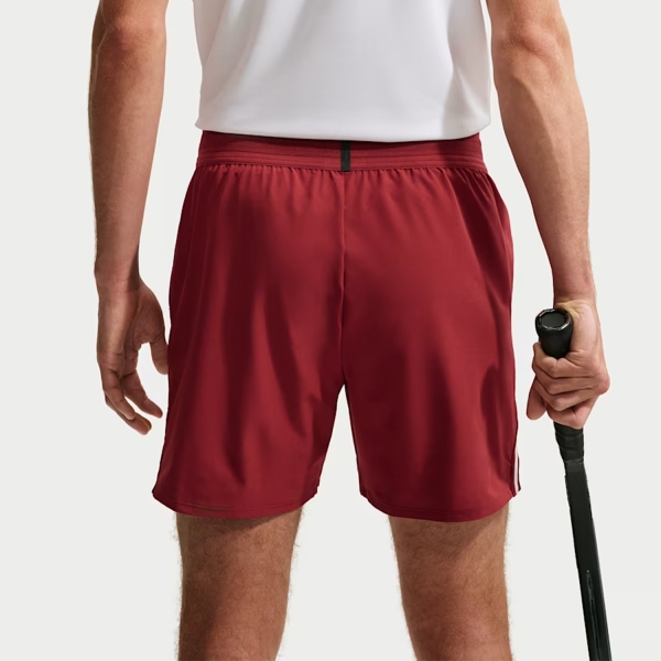 Nike Court Slam Jannik 6in Shorts - Team Red/Pale Ivory