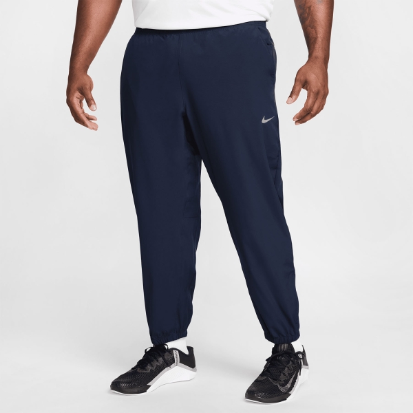 Men's Tennis Pants and Tights Nike DriFIT Form Pants  Obsidian/Black/Reflective Silver FB7497451