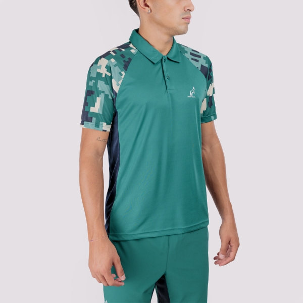 Men's Tennis Polo Australian Tactics Polo  Everglades TEUPO0040772