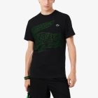 Lacoste XXL Logo Print T-Shirt - Noir/Vert