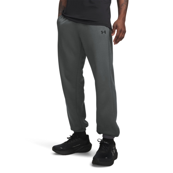 Pantaloni e Tights Tennis Uomo Under Armour Fleece Pantaloni  Castlerock/Black 60137240025