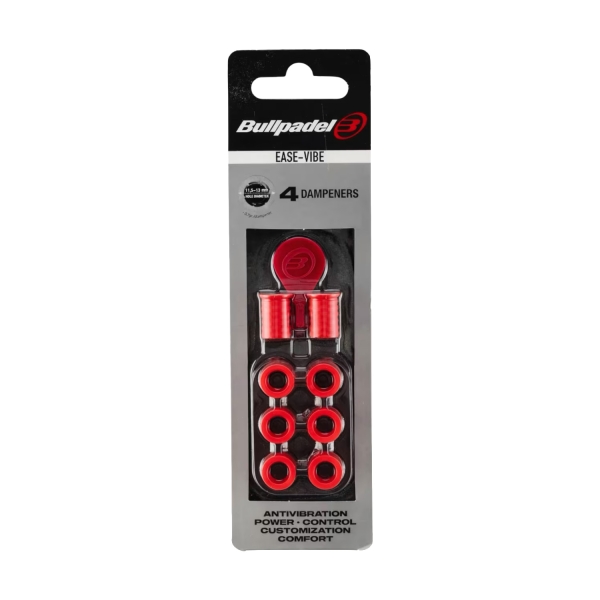 Accessori Padel Bullpadel Ease Vibe Antivibrazioni  Rojo 449276003