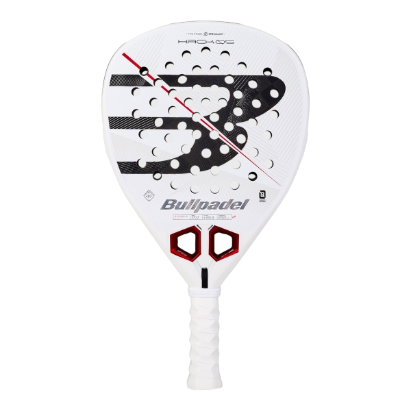 Racchetta Padel Bullpadel Pro Bullpadel Hack 05 Padel White/Black 497233