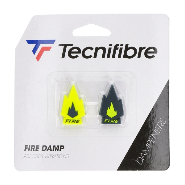Antivibrador Tecnifibre Fire x 2 Antivibraciones  Lime 53FIREDAMP