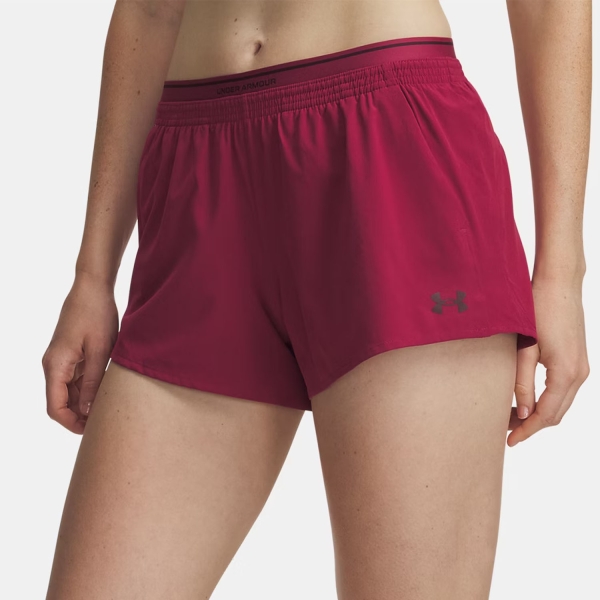 Faldas y Shorts Under Armour Vanish Woven 3in Shorts  Claret/Ox Blood 60099650622