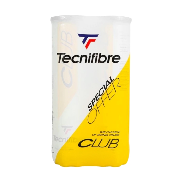 Pelotas Tenis Tecnifibre Tecnifibre Club  2 Tubos de 4 Pelotas 60BICL364N