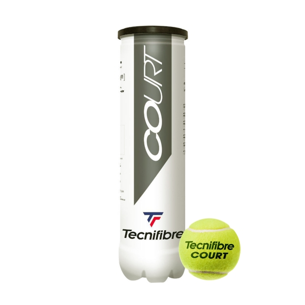 Tecnifibre Court - 2 Tubos de 4 Pelotas