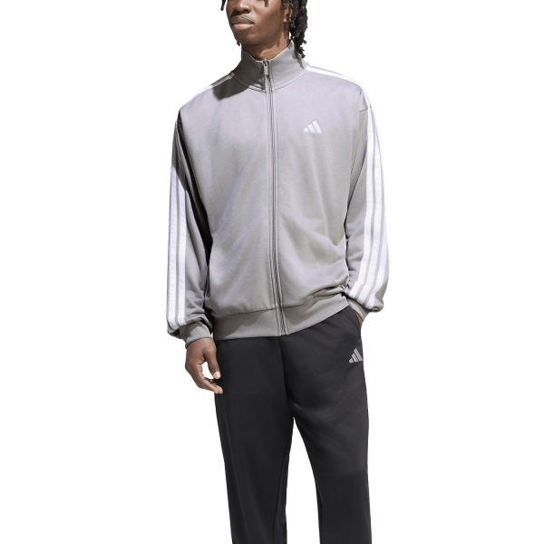 Tute Tennis Uomo adidas 3 Stripes Pro Tuta  Medium Grey Heather/White KY2264