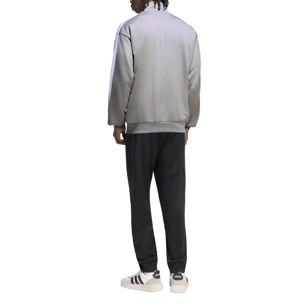 adidas 3 Stripes Pro Tuta - Medium Grey Heather/White