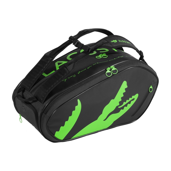 Lacoste Padel Bags Lacoste Pro Bag Noir/Vert 40PALACOST