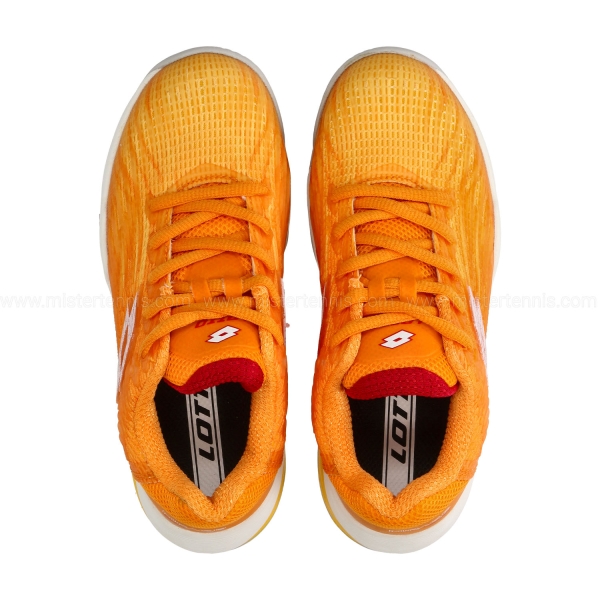 Lotto Mirage 200 II All Round Junior - Flame Orange/All White/Ray Yellow