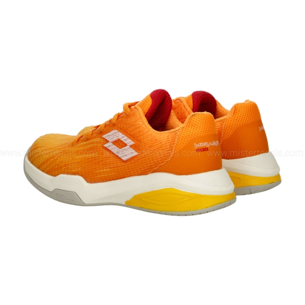 Lotto Mirage 200 II All Round Junior - Flame Orange/All White/Ray Yellow