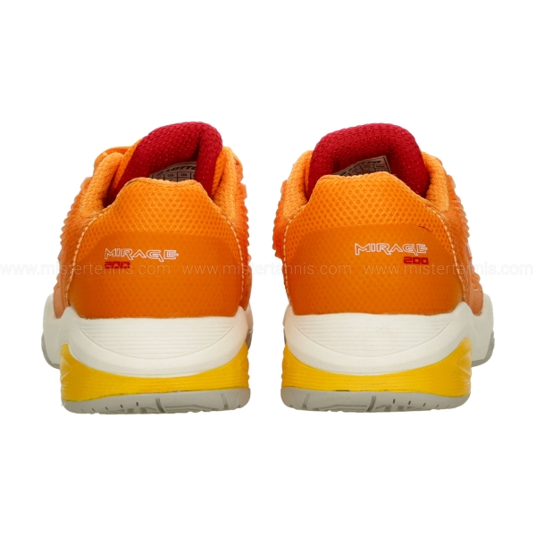 Lotto Mirage 200 II All Round Junior - Flame Orange/All White/Ray Yellow
