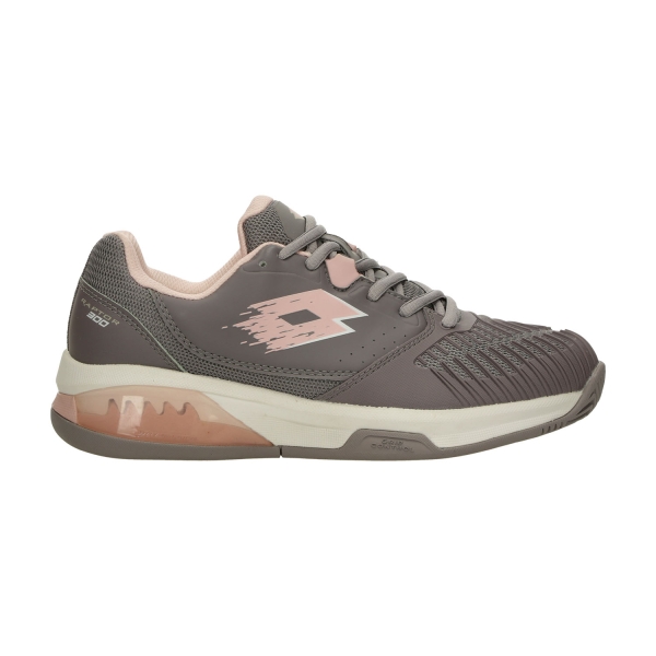 Calzado Tenis Mujer Lotto Raptor Hyperpulse 300 Clay  Gull Gray/Powder Rose 223558EPY