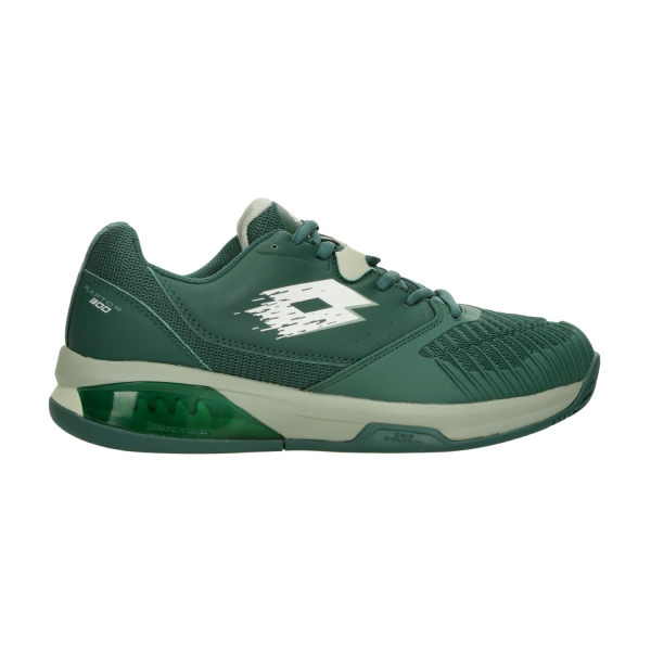 Scarpe Tennis Uomo Lotto Raptor Hyperpulse 300 Clay Biome Green/All White 223556EPV