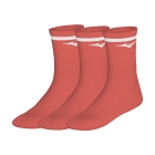 Mizuno Line x 3 Calze - Lava Orange