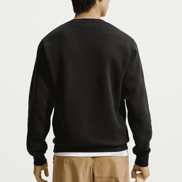 Nike Club Camisa - Black/Metallic Silver