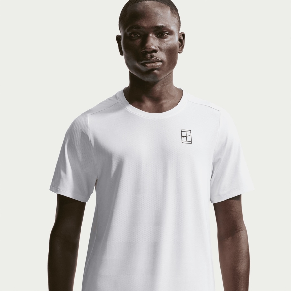 Nike Court Advantage Dri-FIT T-Shirt - White/Black