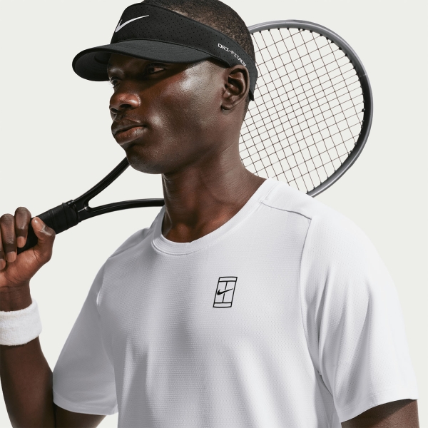 Nike Court Advantage Dri-FIT T-Shirt - White/Black