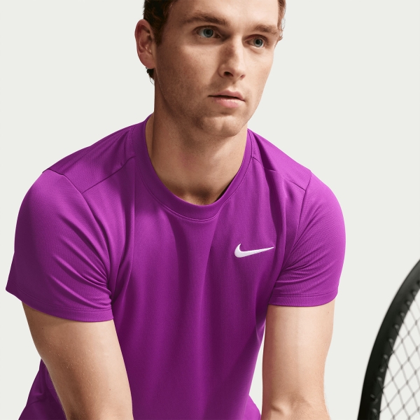 Nike Court Victory T-Shirt - Bold Berry/White