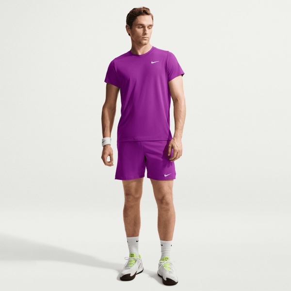Nike Court Victory T-Shirt - Bold Berry/White