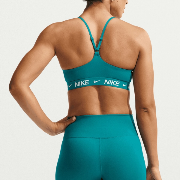 Nike Indy Swoosh Sports Bra - Bright Spruce