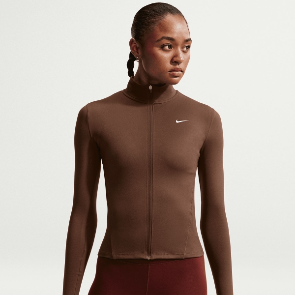 Nike One Chaqueta - Cacao Wow/White