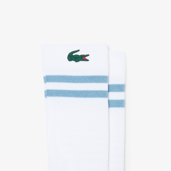 Lacoste Crew Calze - Blanc/Bleu