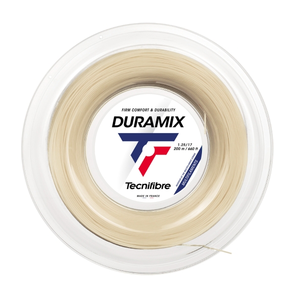 Corde Multifilamento Tecnifibre Duramix HD 1.25 Matassa 200 m  Natural 02RDU125XN