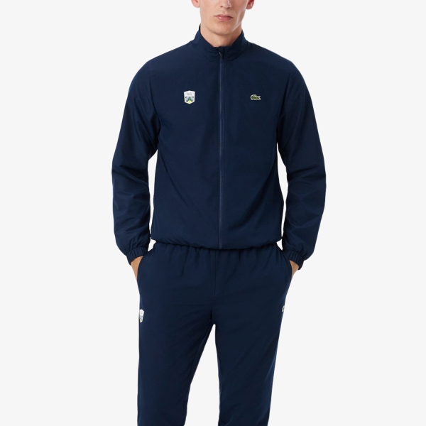 Men's Tennis Suit Lacoste Paris Edition Tracksuit Bleu Marine WH0817166