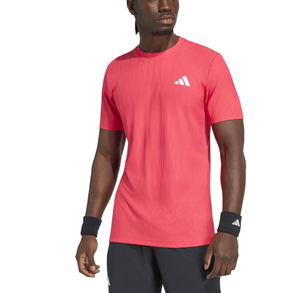 Men's Tennis Shirts adidas FreeLift Airchill TShirt  Pure Turbo KR0499