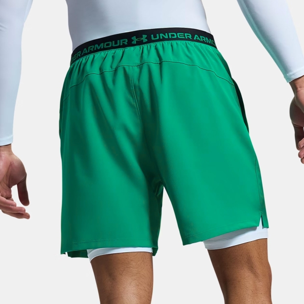 Under Armour Vanish Woven DC 6in Pantaloncini - Geode Green/Black