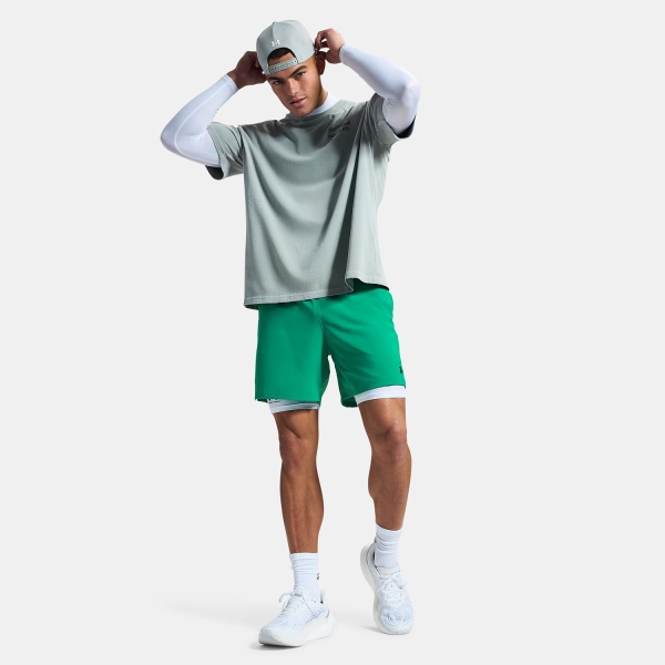 Under Armour Vanish Woven DC 6in Pantaloncini - Geode Green/Black