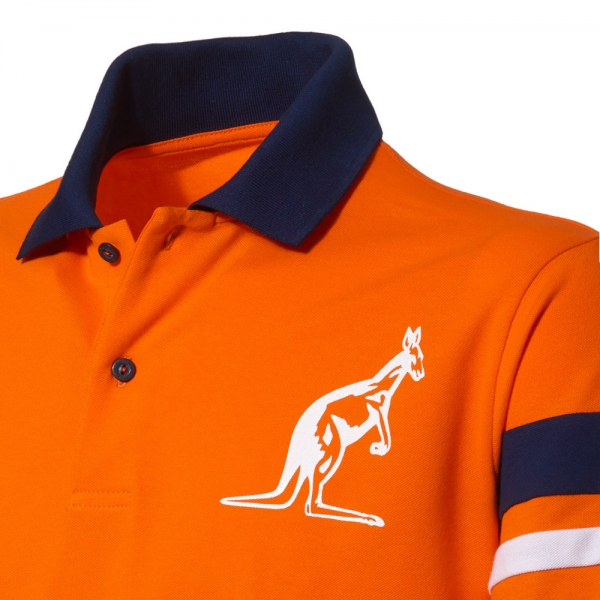 Australian Girl Internazionali BNL Italia Stripe Polo - Orange