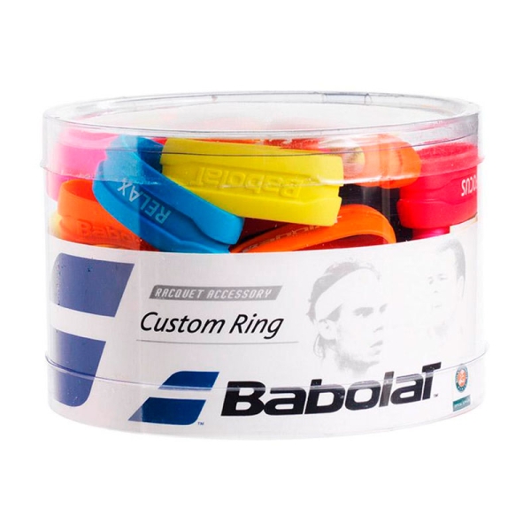 Accessori Racchetta Babolat Custom Ring x 60 Box Elastici  Multicolor 710026134