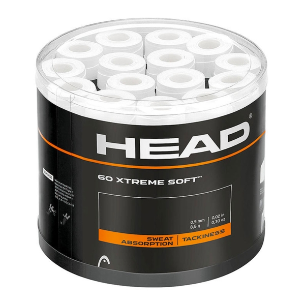 Overgrip Head Xtreme Soft x 60 Box Overgrip  White 285425 WH